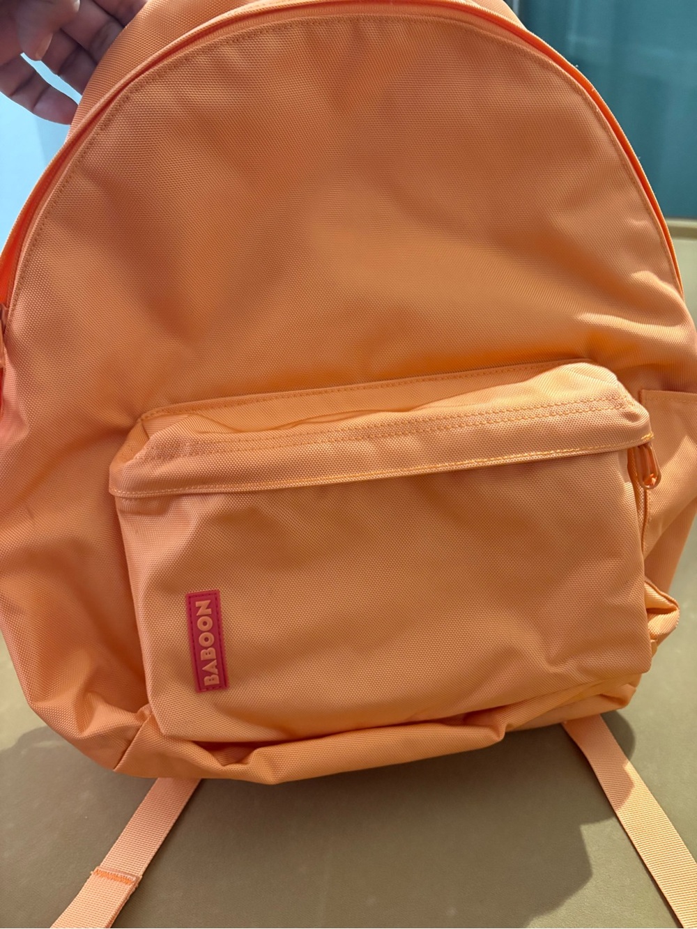 Baboon Orange Backpack